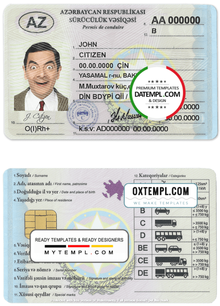 Azerbaijan DL PSD 2013–present