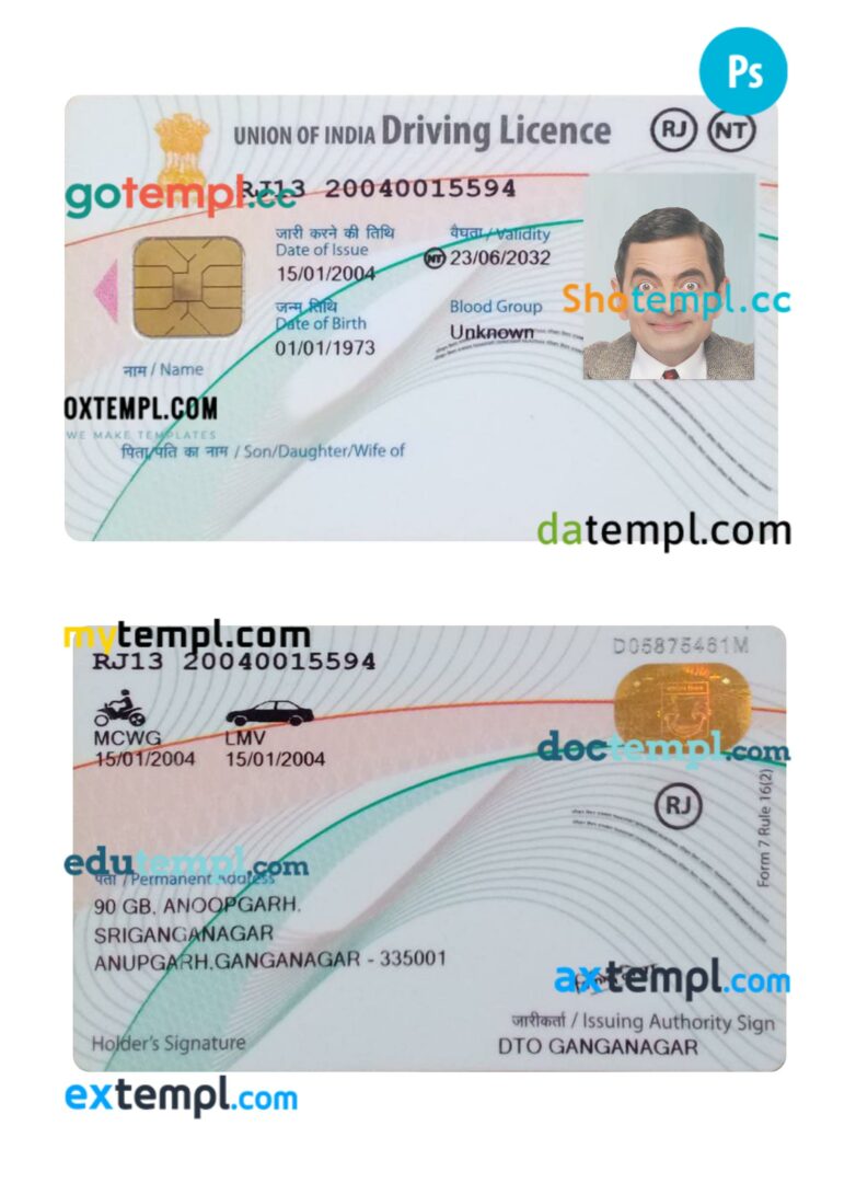 National DL template – new version