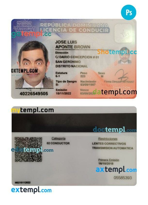 Dominican Republic DL PSD